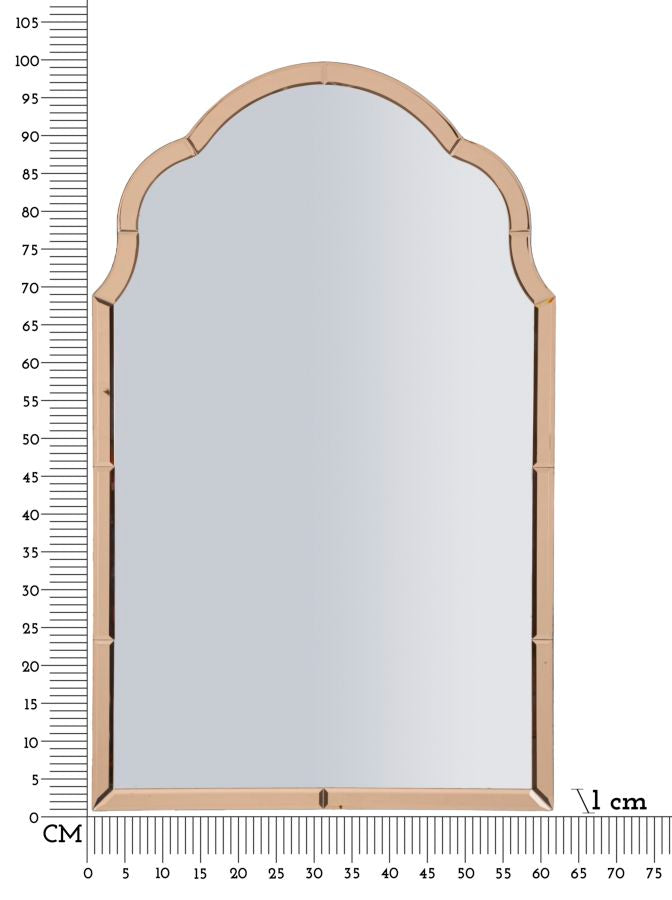 Specchio Da Muro Tangeri Rosa Cm 62X1X100 Elegante