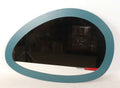 Specchio da Muro Saturno Ottanio 71 X 1,5 X 48 cm in Ferro MDF e Specchio Moderno