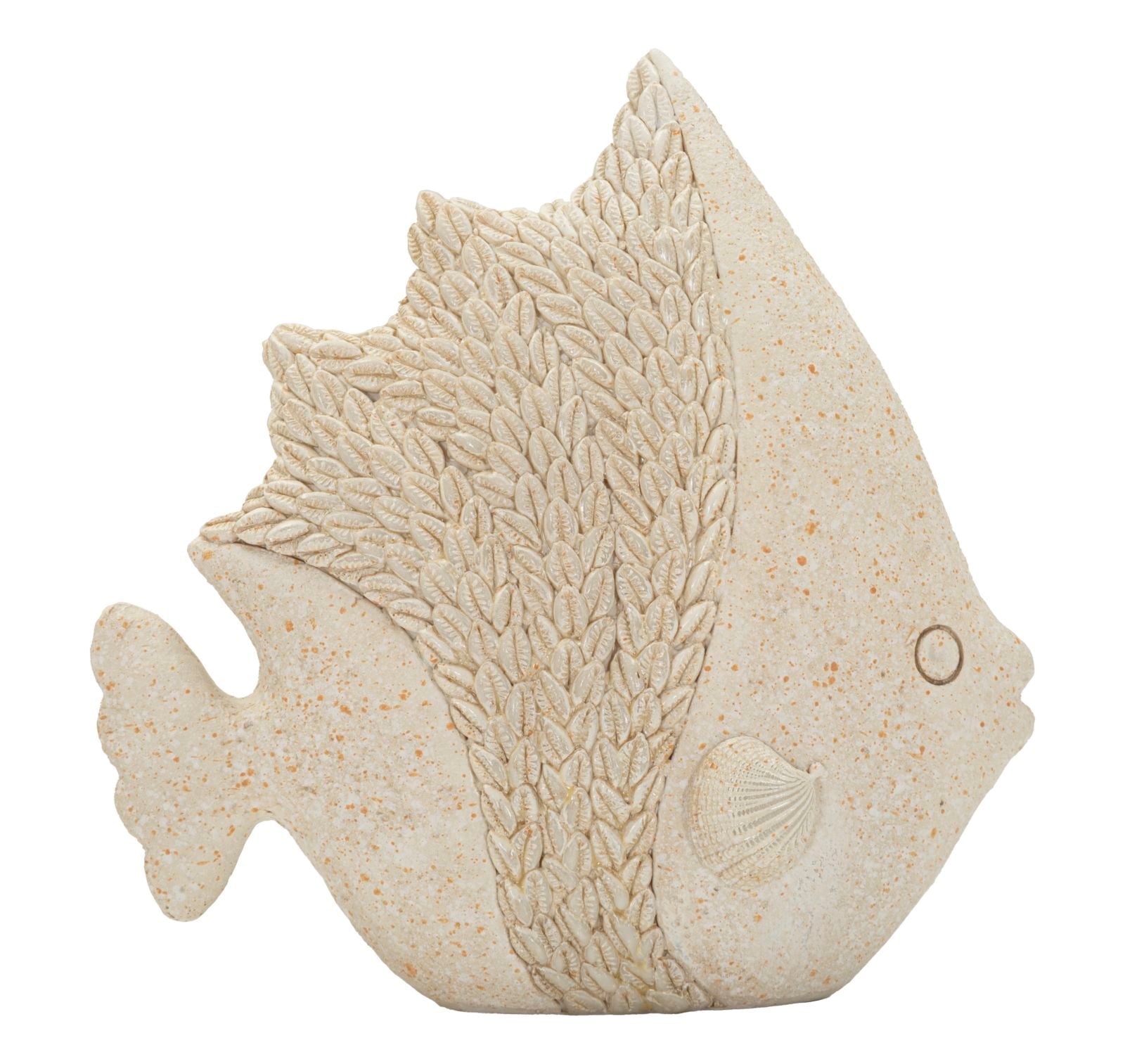 Statua decorativa pesce sand cm 16,7 x 6,5 x 16,8 polyresin