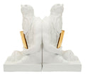 Statua decorativa f/libro poseidone cm 25, polyresin 5 x 15 x 22,3