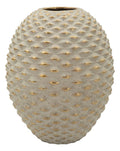 Vaso Pepipas Ball In Ceramica Diametro 23,5 Cm Altezza 28,5 Cm Apertura 7 Cm Design Prezioso Per Decorare