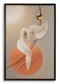 Stampa Con LED Su Tela Astratta 80x120 Cm In Plastica E MDF Per Parete Moderna Contemporanea