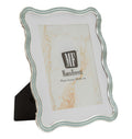 Cornice Elizabeth Celeste Sabbia Naturale Materica 22,7 x 1,3 x 27,6 Misura Interna 20x25 Stile Mare