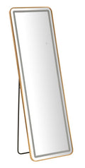 Specchio Da Terra Led Rettangolare 50x38x160 Cm Con Illuminazione A Led E Tre Temperature Di Colore