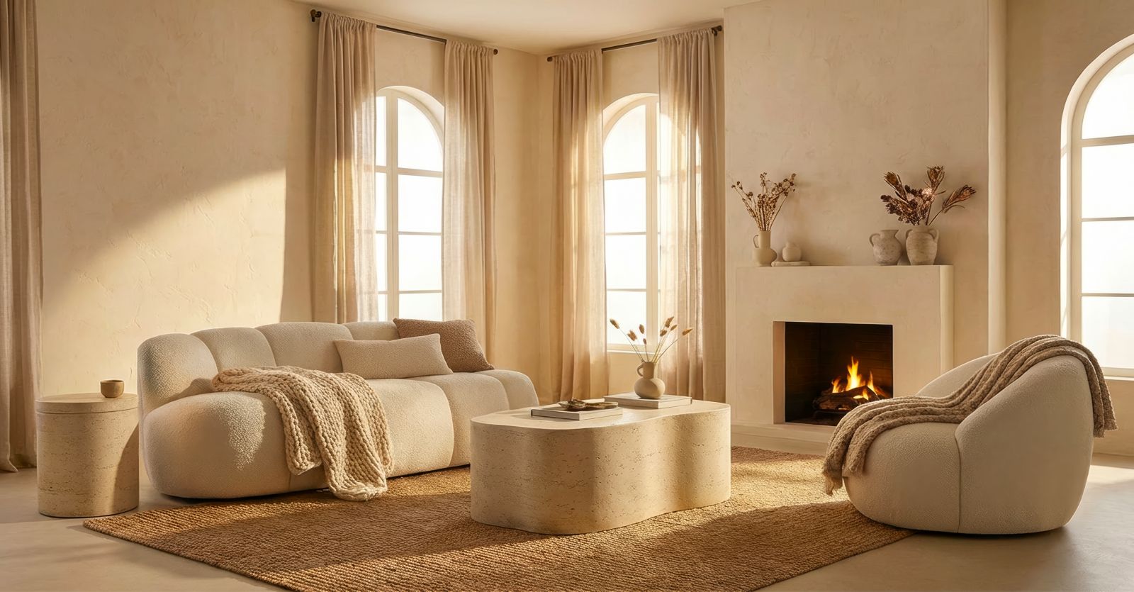 Divanetto Ball Bianco In Plywood Con Spugna E Poliestere 145x80x69 Cm Design Scultoreo Glamour