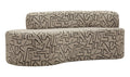 Divanetto Nairobi Cm 176 X 91,5 X 69 In Legno Compensato Spugna E Poliestere Per Salotto Moderno