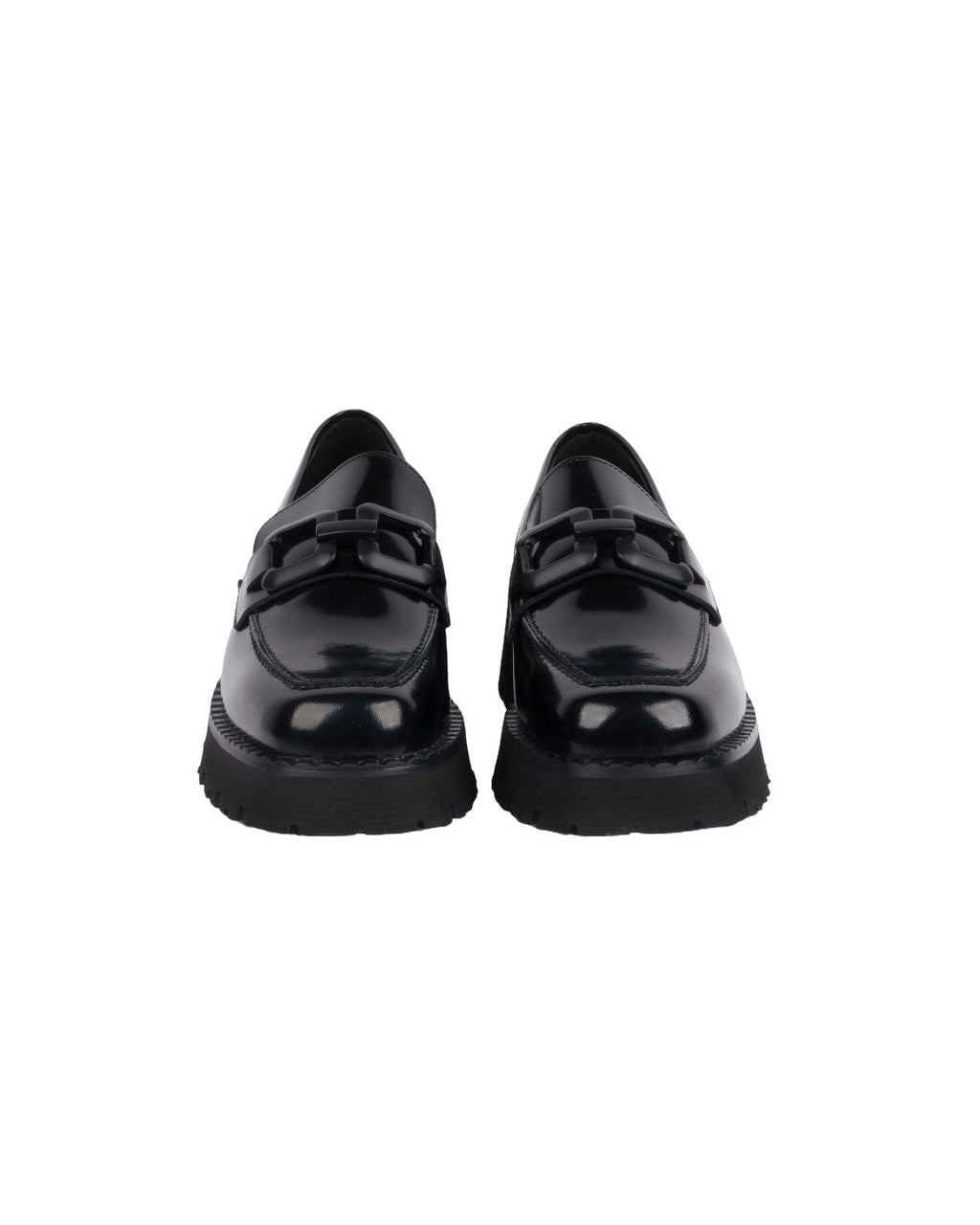 MOCASSINO CON MORSETTO NERO