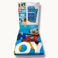Disney - Completo Letto 3 Pezzi Letto Singolo In Puro Cotone Con Stampa Mickey Mouse