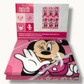 Disney Home  Copriletto Piquet 1 Posto In Puro Cotone Con Stampa Minnie Mouse Disney Art. Je12906
