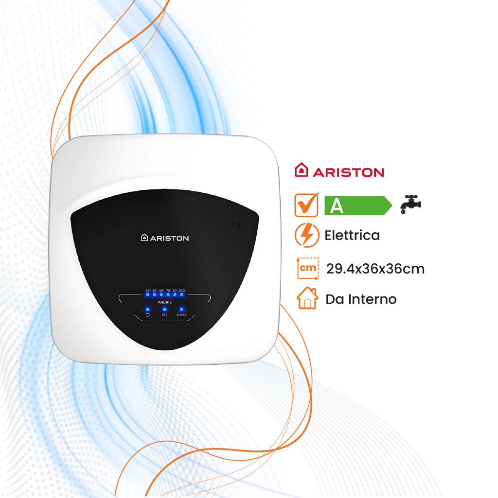 Scaldabagno Ariston Andris Elite Elettrico Sopralavello/Sottolavello