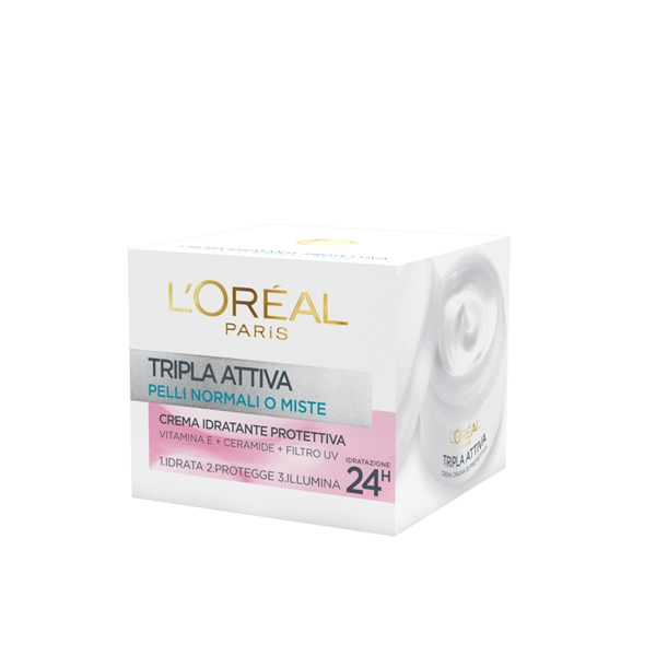 L'OREAL TRIPLA ATTIVA PELLI NORMALI E MISTE 50 ML