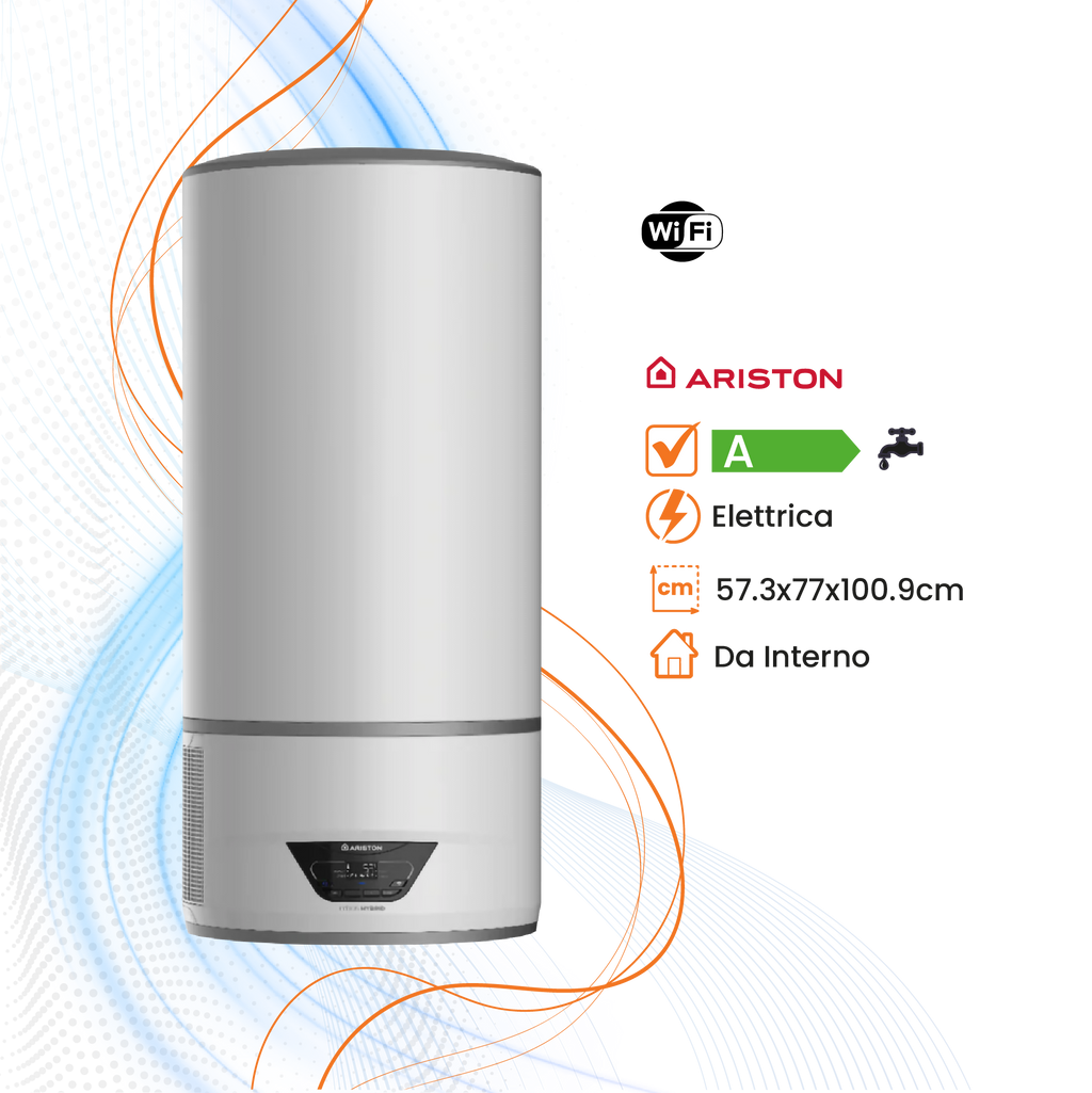 Scaldabagno Ariston Lydos Hybrid WiFi Elettrico Verticale