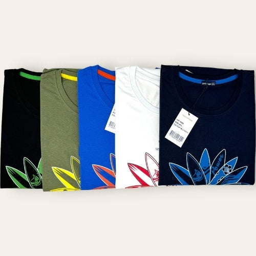 Sportman T-shirt Uomo Calibrata Stampata Mezza Manica In Puro Cotone  Art. S162