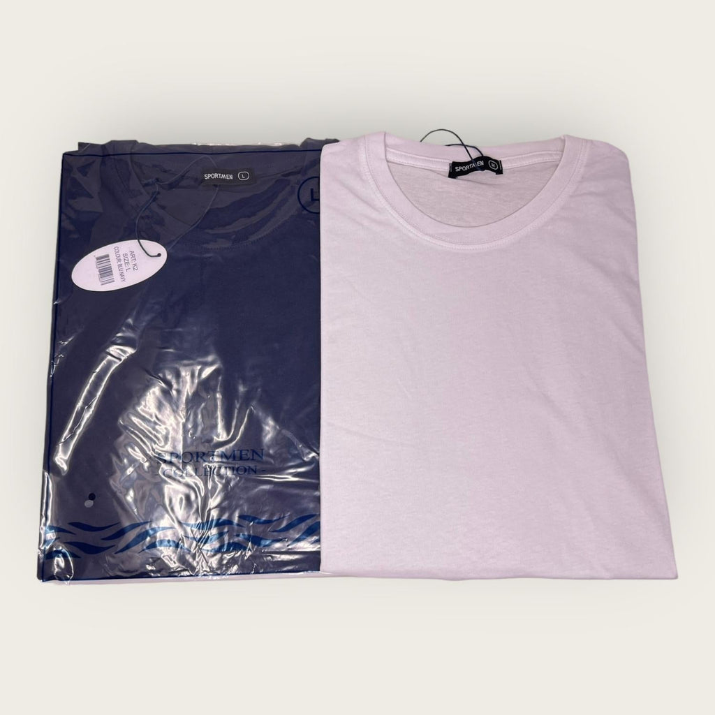 Sportman T-shirt Uomo Mezza Manica Tinta Unita In Puro Cotone  Art. K2