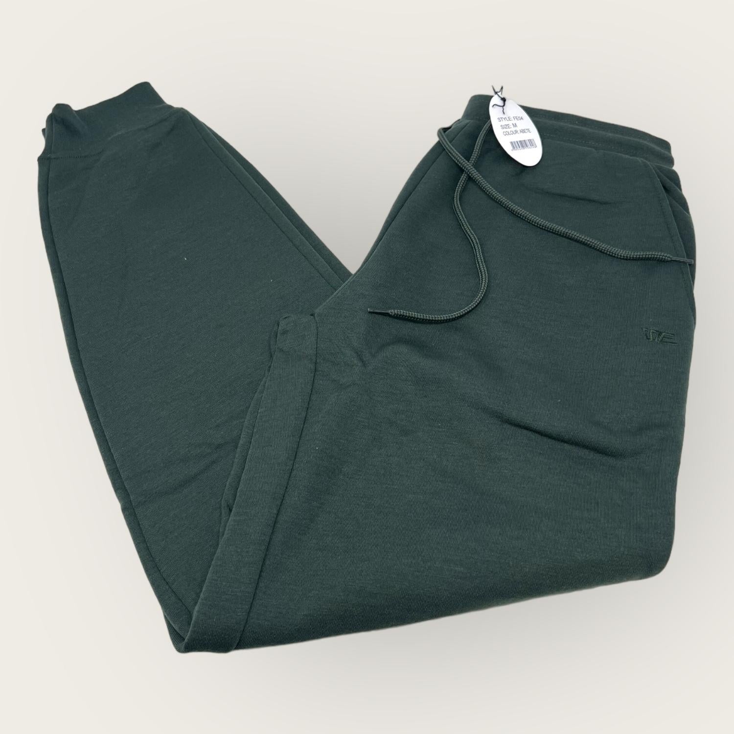 Sportman Inverno Pantalone Felpa Uomo In Cotone Con Ricamo -coulisse Ed Elastico-caviglie  Art. Fe04
