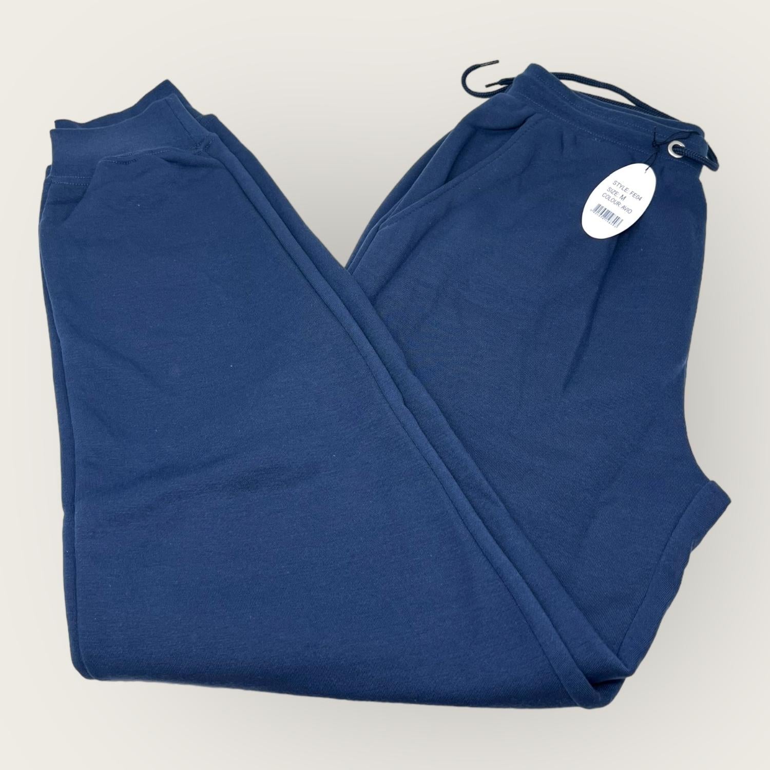 Sportman Inverno Pantalone Felpa Uomo In Cotone Con Ricamo -coulisse Ed Elastico-caviglie  Art. Fe04
