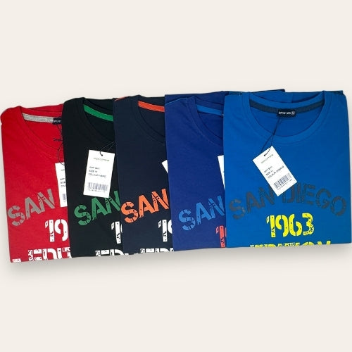Sportman - T-shirt Uomo Mezza Manica Stampata In Puro Cotone  Art. Sh11