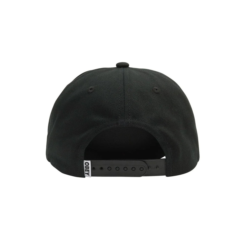 Obey berretto con visiera 5 pannelli Bubble 100490107 black taglia unica