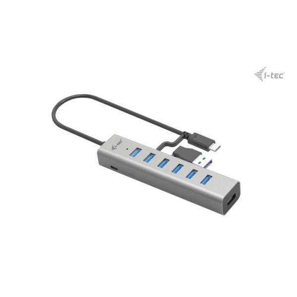 i-tec USB-C Charging Metal HUB 7 Port [C31HUBMETAL703]
