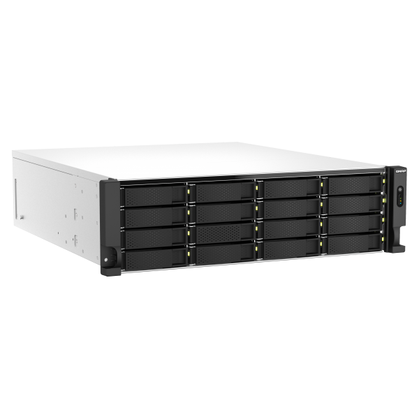 QNAP TS-H2287XU-RP NAS Armadio (3U) Collegamento ethernet LAN Nero, Bianco E-2378 [TS-H2287XU-RP-E2378-64G]