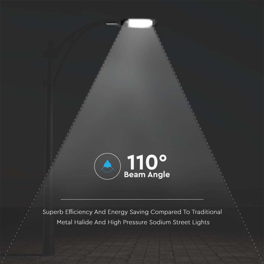 Armatura Stradale LED SMD 50W Nero 4000K IP65 per Illuminazione Esterna