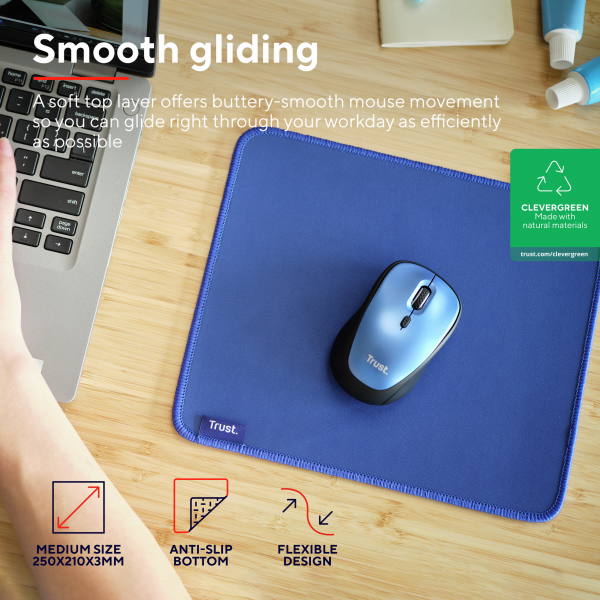TRUST MOUSEPAD BOYE ECO BLU [24744]