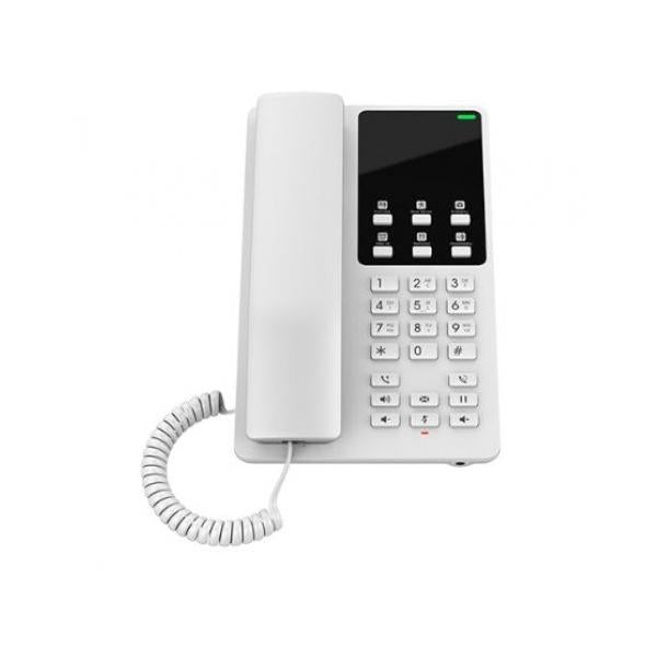 Grandstream GHP620 - IP POE Desktop Hotel Phone (no screen), White, 2 SIP accounts, remote management via GDMS (alimentatore non incluso) [GHP620]