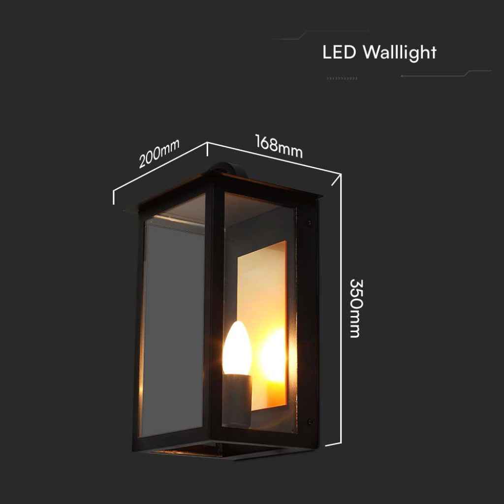 Lampada LED Muro 26W Ruotabile 3000K IP65 Nero V-TAC