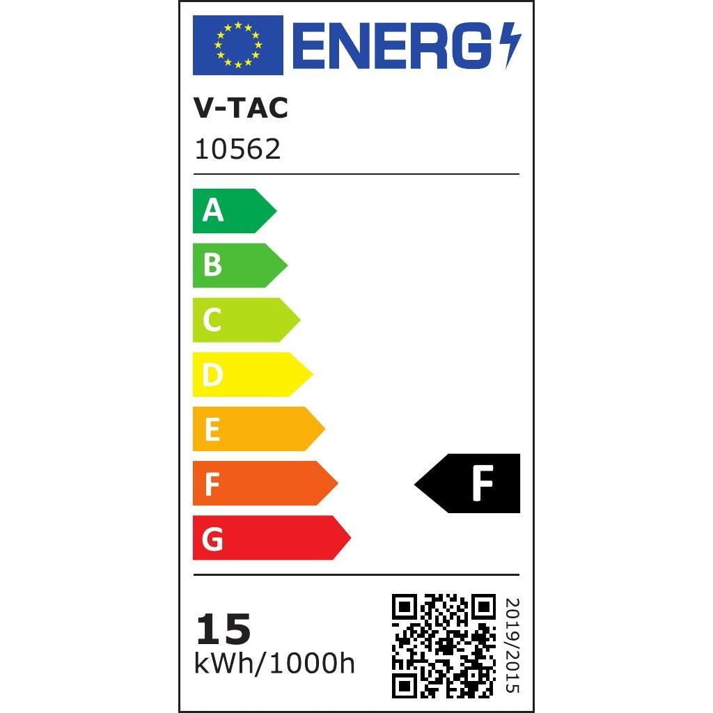 Lampada LED Muro 15W Nero/Ottone IP54 3000K V-TAC da Esterno