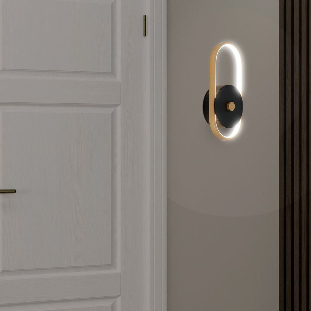 Lampada LED Muro 15W Nero/Ottone IP54 3000K V-TAC da Esterno