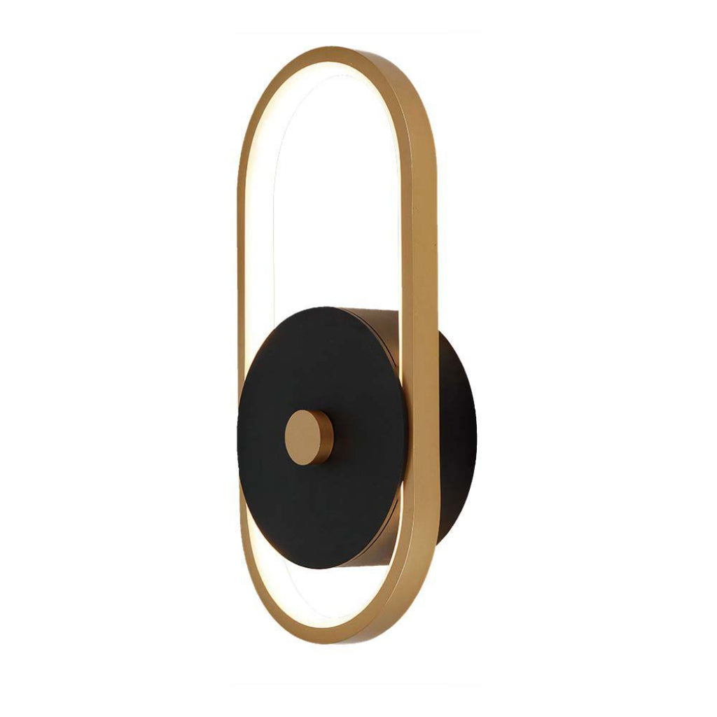 Lampada LED Muro 15W Nero/Ottone IP54 3000K V-TAC da Esterno