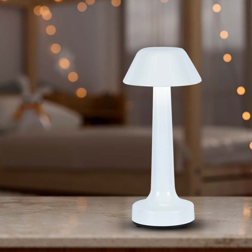 V-Tac Lampada LED da Tavolo 1W USB-C Touch Dimmerabile Bianca