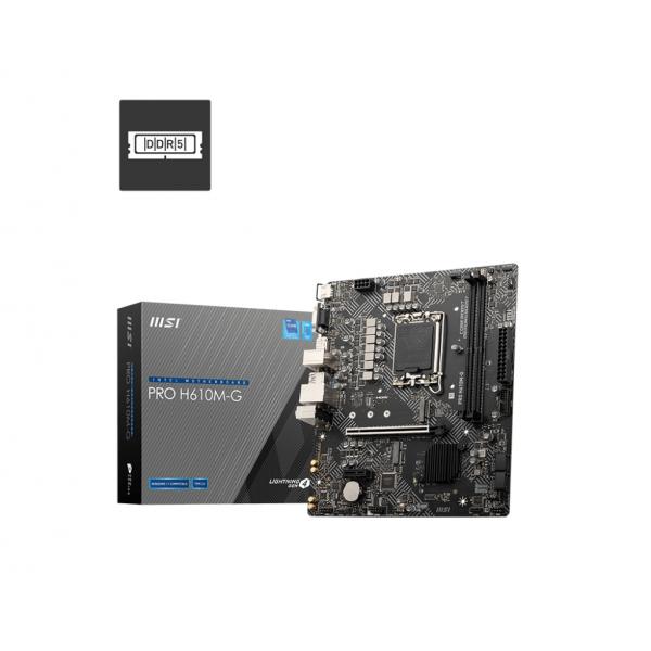 MSI PRO H610M-G scheda madre Intel H610 LGA 1700 micro ATX [PROH610M-G]