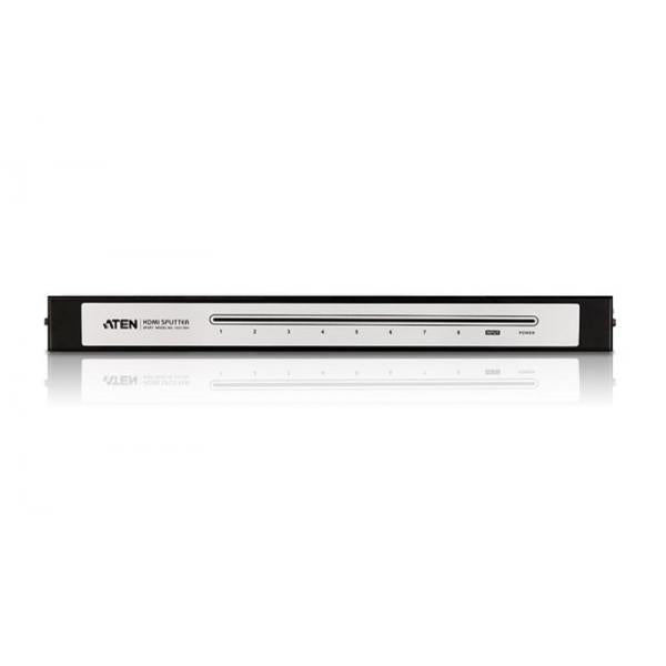 ATEN 8 Port HDMI Splitter, RS232 1.3B Certified - PROMO FINO AD ESAURIMENTO SCORTE [VS0108H-AT-G]