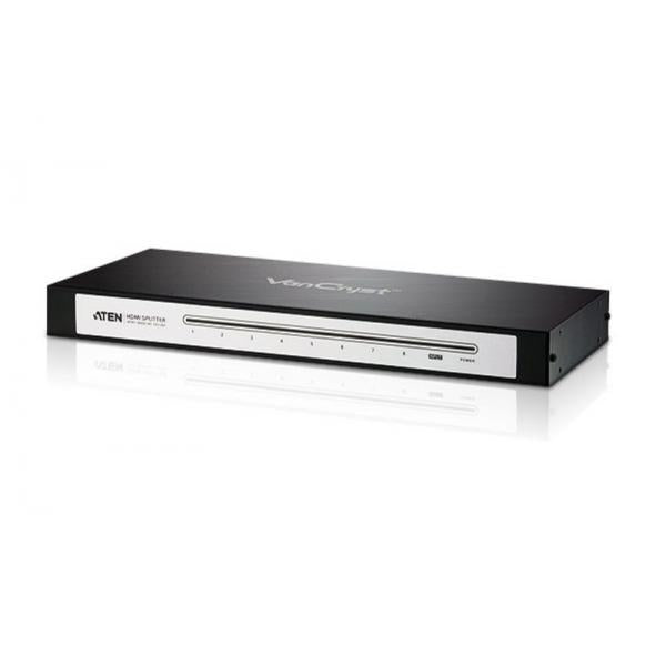 ATEN 8 Port HDMI Splitter, RS232 1.3B Certified - PROMO FINO AD ESAURIMENTO SCORTE [VS0108H-AT-G]