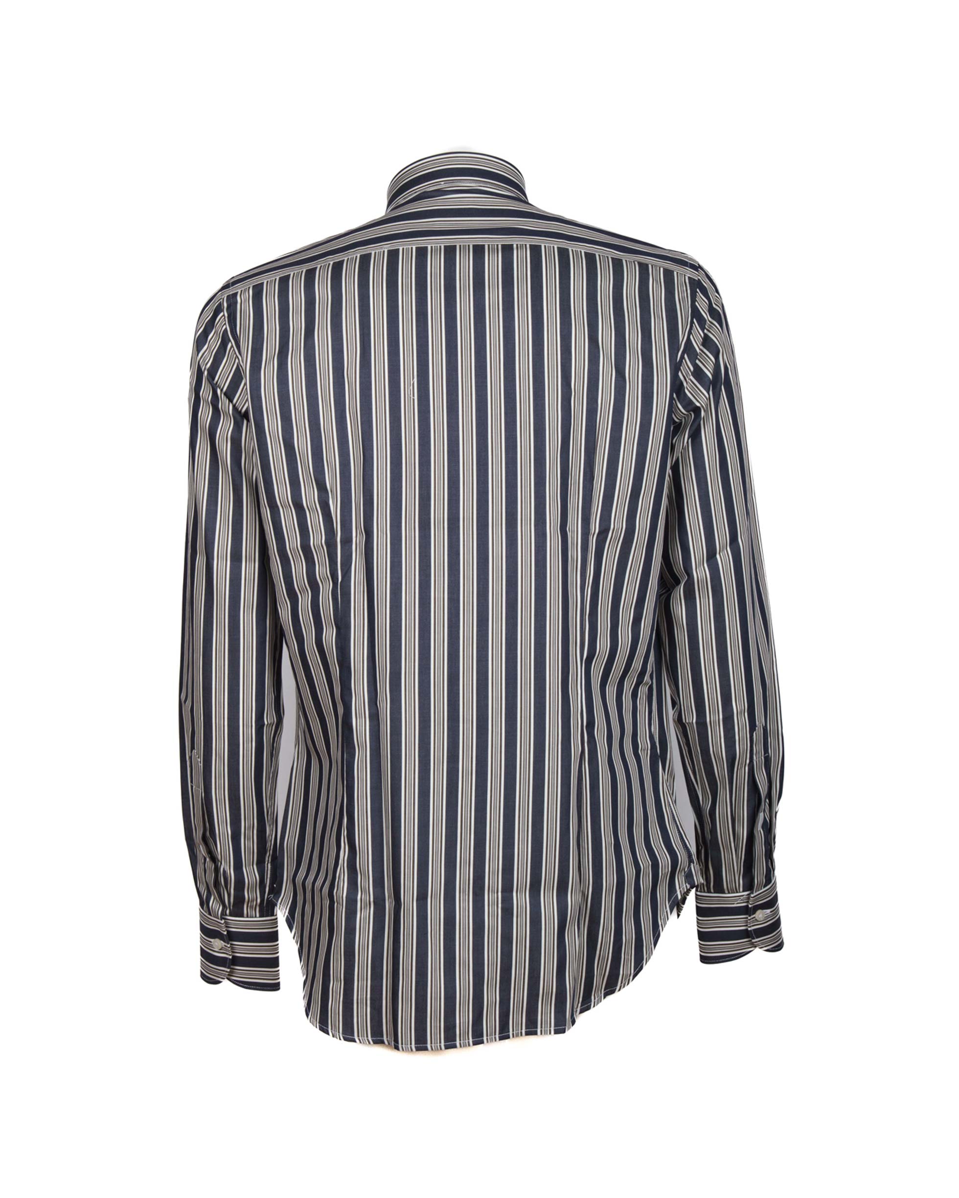 CAMICIA SLIM GIO' BLU E MORO