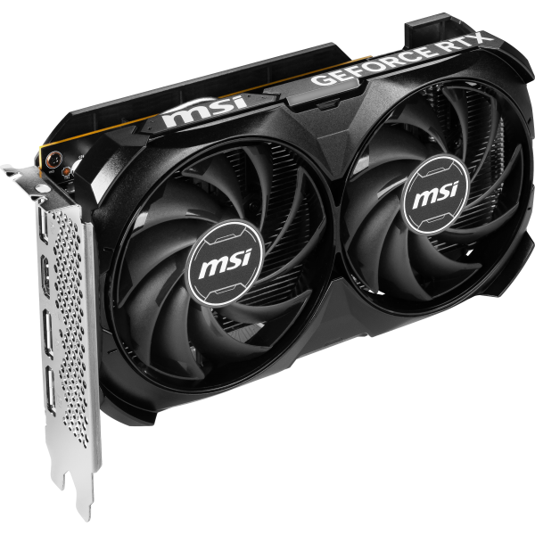 MSI VENTUS GEFORCE RTX 4060 2X BLACK 8G OC scheda video NVIDIA 8 GB GDDR6 [RTX4060VENTUS2XBLACK8GOC]