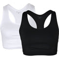 Champion Bi-Pack Bra Seamless Donna Nero Bianco - 113489