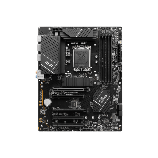 MSI PRO B760-P DDR4 II scheda madre Intel B760 LGA 1700 ATX [PROB760-PDDR4II]
