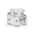 Ubiquiti - UACC-Wave-AP-Micro-Mount - Supporto a palo resistente alla corrosione che supporta fino a quattro Wave AP Micro per una trasmissione a 360 [UACC-Wave-AP-Micro-Mount]