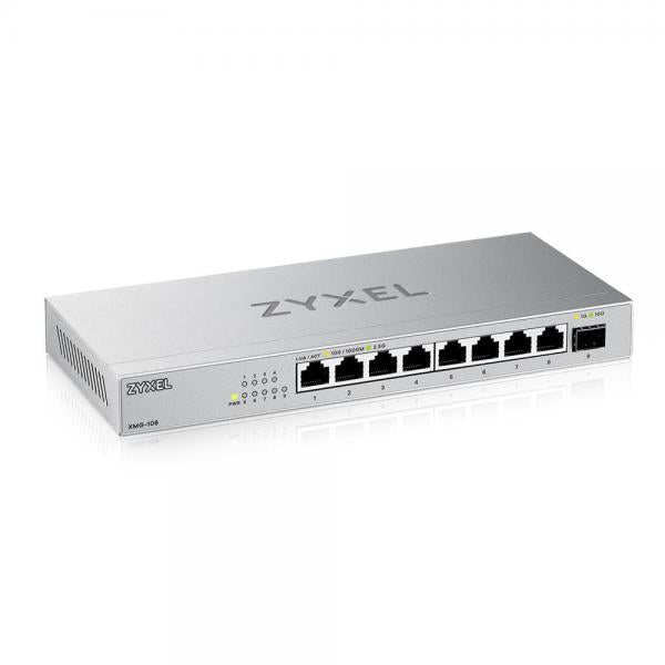 Zyxel XMG-108 Non gestito 2.5G Ethernet (100/1000/2500) Argento [XMG-108-ZZ0101F]