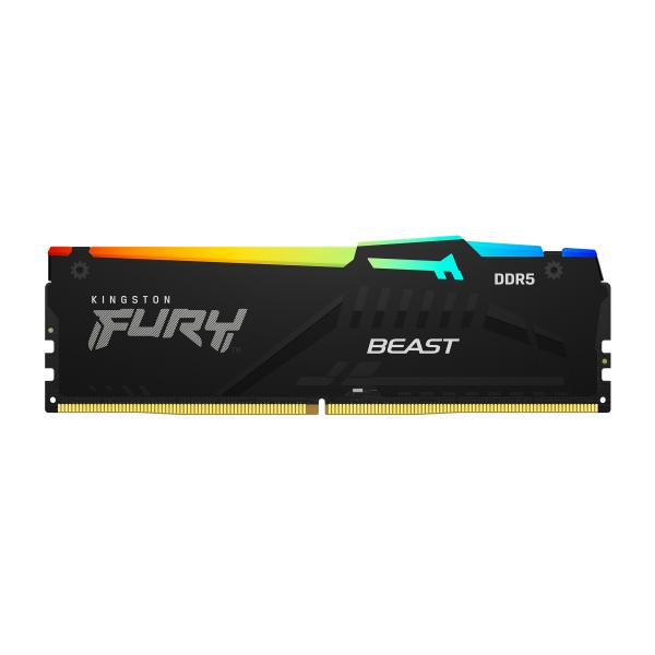 Kingston Technology FURY Beast 32GB 6000MT/s DDR5 CL30 DIMM (Kit da 2 moduli) RGB EXPO [KF560C30BBEAK2-32]