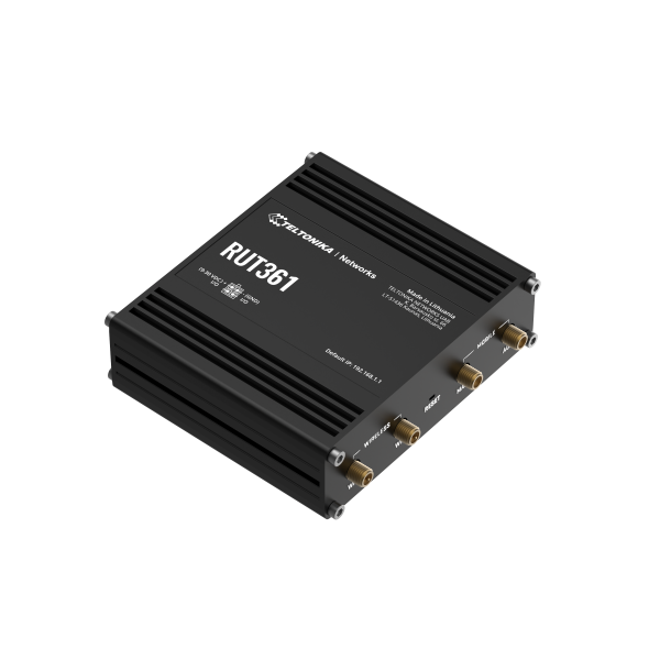Teltonika RUT361 - Compact, router LTE CAT6 Industiale EMEA, Australia, Brazil [RUT361100000]