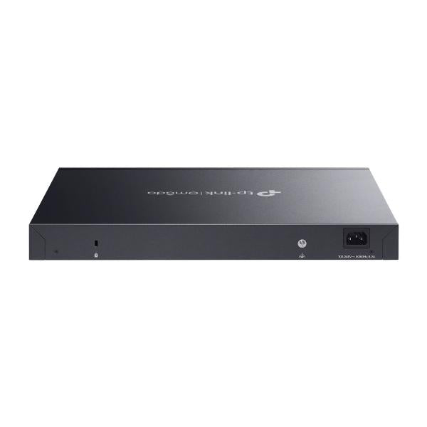 TP-Link - SG3428XMPP - Omada 24-Port Gigabit and 4-Port 10GE SFP+ L2+ Managed Switch with 16-Port PoE+ & 8-Port PoE++, 16 Gigabit PoE+ Ports, 8 Gigabit PoE++ Ports (up to 90 W/port), 4 10G SFP+ Slo [SG3428XMPP]