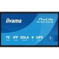 iiyama PROLITE TE7514MIS-B2AG Pannello piatto per segnaletica digitale 190,5 cm (75") LCD Wi-Fi 435 cd/m 4K Ultra HD Nero Touch screen Processore integrato Android 24/7 [TE7514MIS-B2AG]