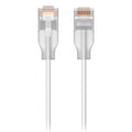Ubiquiti - UniFi Etherlighting Patch Cable, Nano-thin patch cable with 2.5 GbE support designed to show Etherlighting effect - 0.3M [UACC-Cable-Patch-EL-0.3M-W]