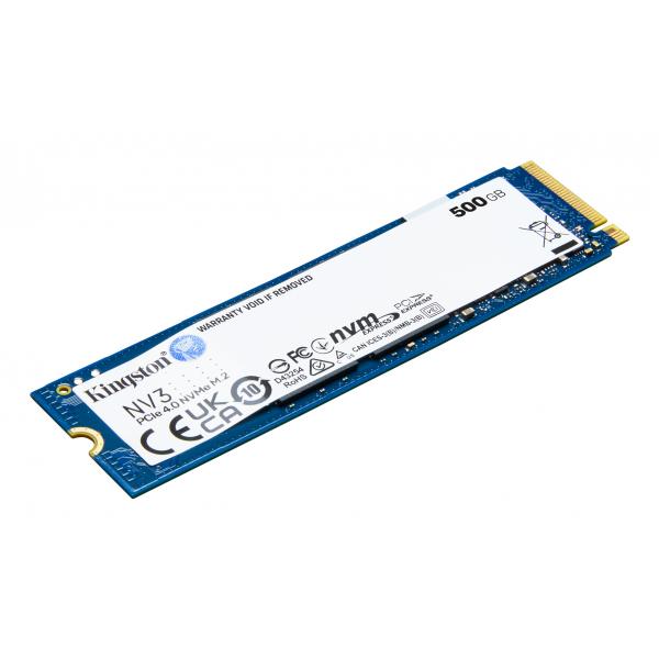 Kingston Technology 500G NV3 M.2 2280 NVMe SSD [SNV3S/500G]