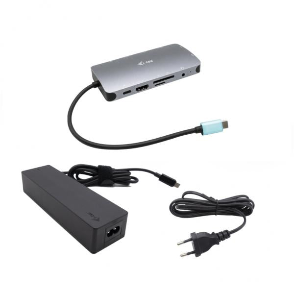I-TEC DOCKING STATION USB-C - HDMI, VGA, LAN, PD100W e ALIMENTATORE [C31NANOVGA100]