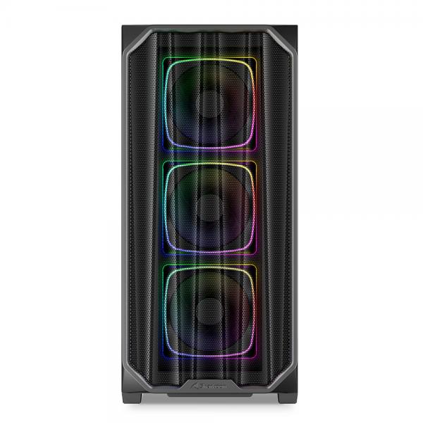 SHARKOON CASE AK5M RGB ATX BLACK [AK5M RGB ATX BLACK]