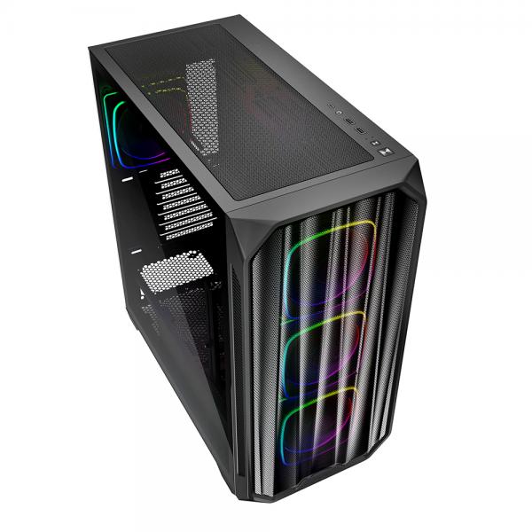 SHARKOON CASE AK5M RGB ATX BLACK [AK5M RGB ATX BLACK]